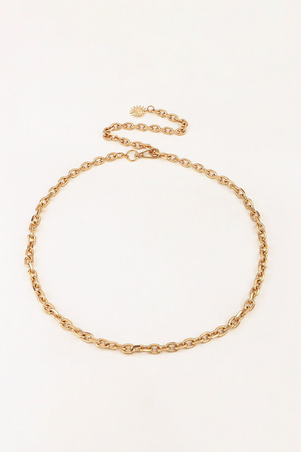 Long Gold Sun Chain Belt - Bazaare Mart