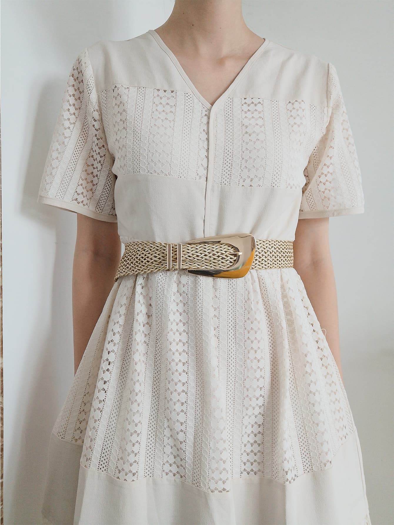 Braided Gold Belt - Bazaare Mart