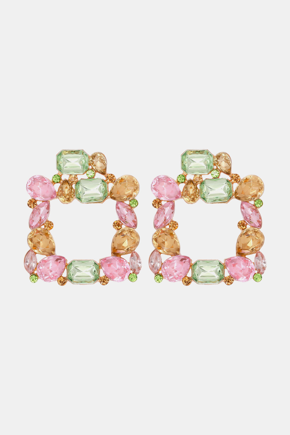 Square Jewel Earrings