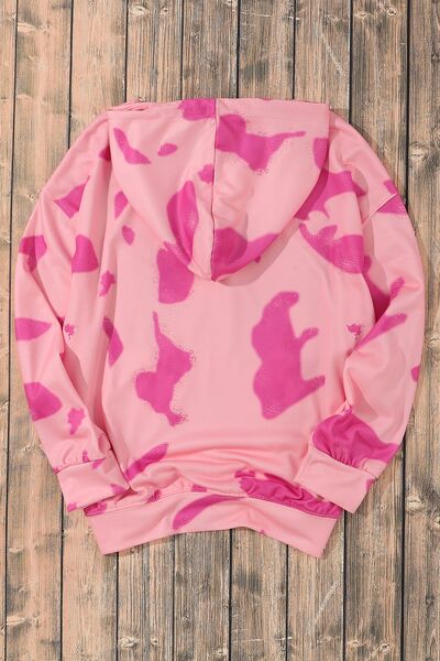 Pink Tie-Dye Hoodie