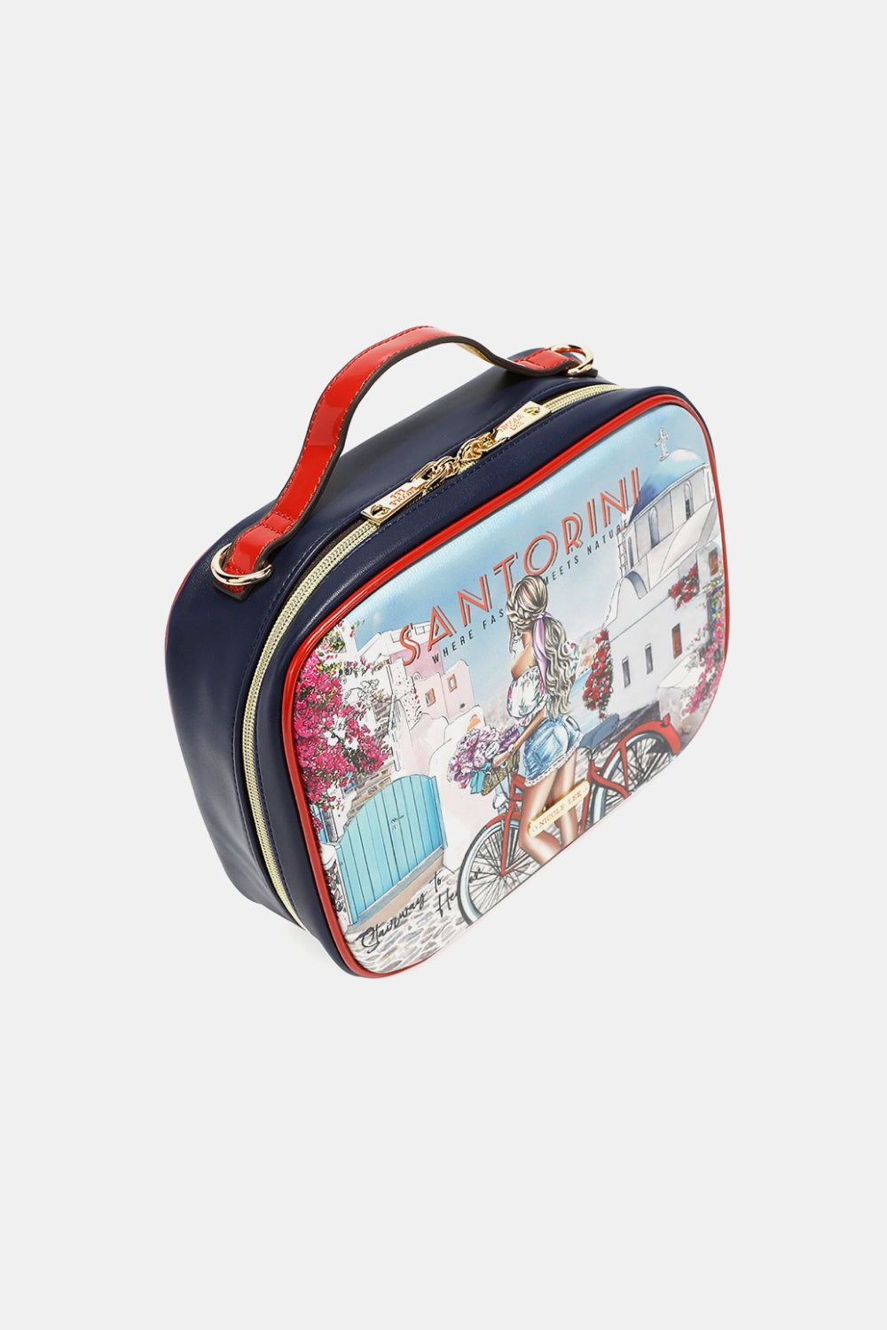 Nicole Lee USA Printed Handbag with Three Pouches - Bazaare Mart