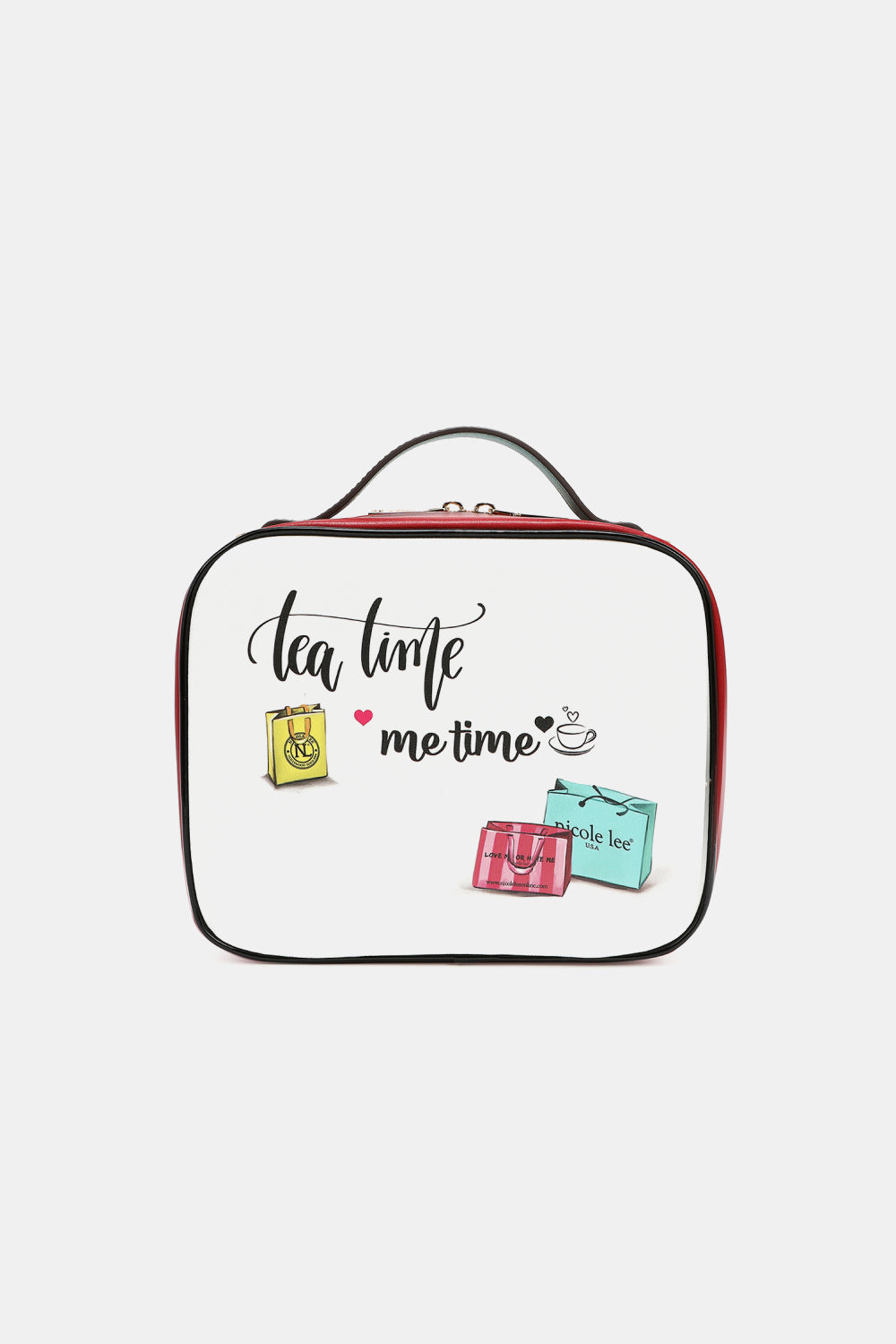Nicole Lee USA Printed Handbag with Three Pouches - Bazaare Mart