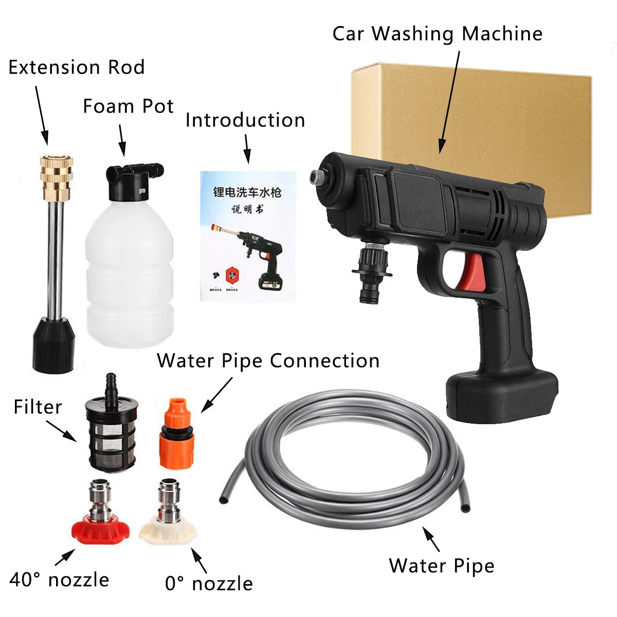 High Pressure Cordless Washer - Bazaare Mart