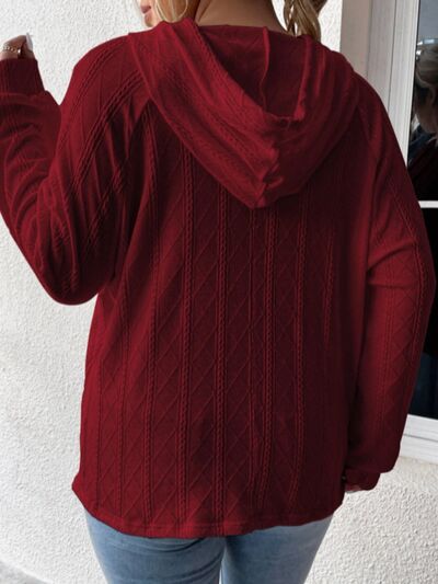 Light Weight Textured Hoodie