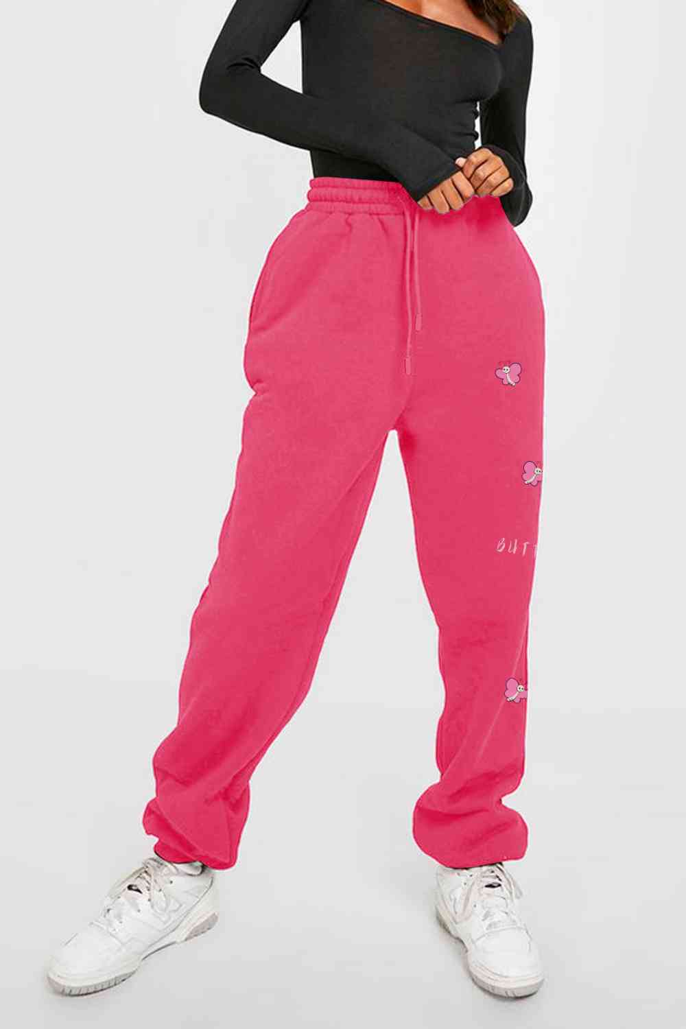 Graphic Butterfly Sweatpants