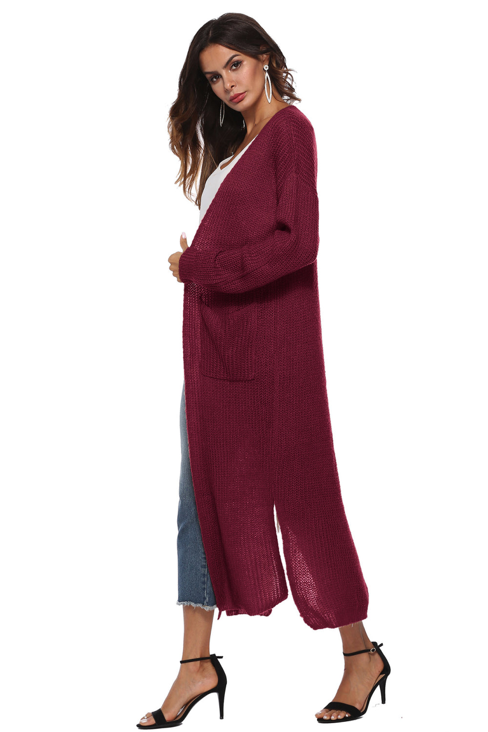 Full Length Cardigan - Multi - Bazaare Mart