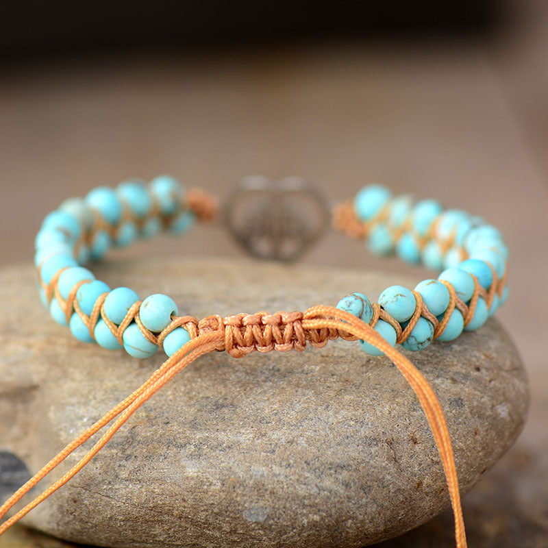 Turquoise Bead Bracelet - Bazaare Mart