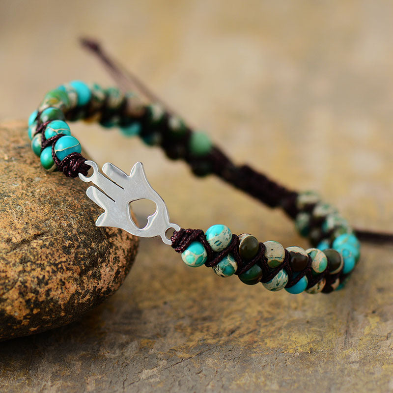 Turquoise Bead Bracelet