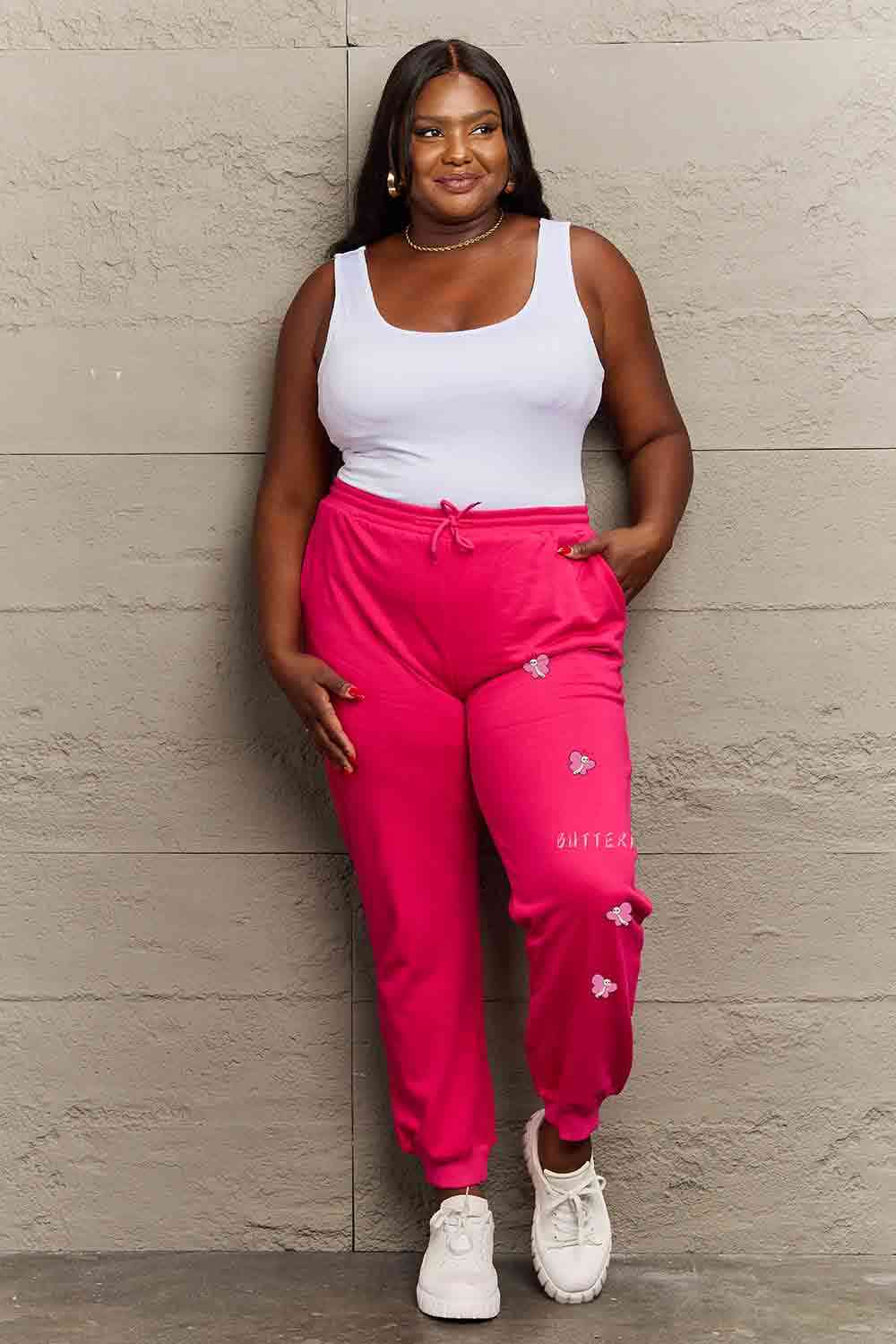 Graphic Butterfly Sweatpants