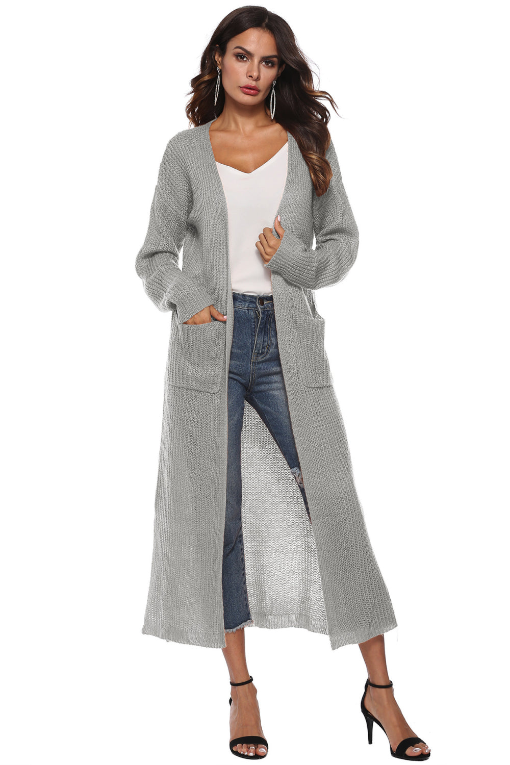 Full Length Cardigan - Multi - Bazaare Mart