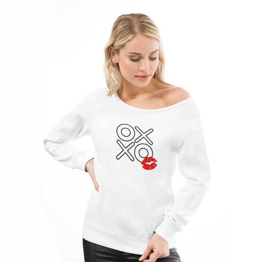 XOXO Off The Shoulder Sweatshirt