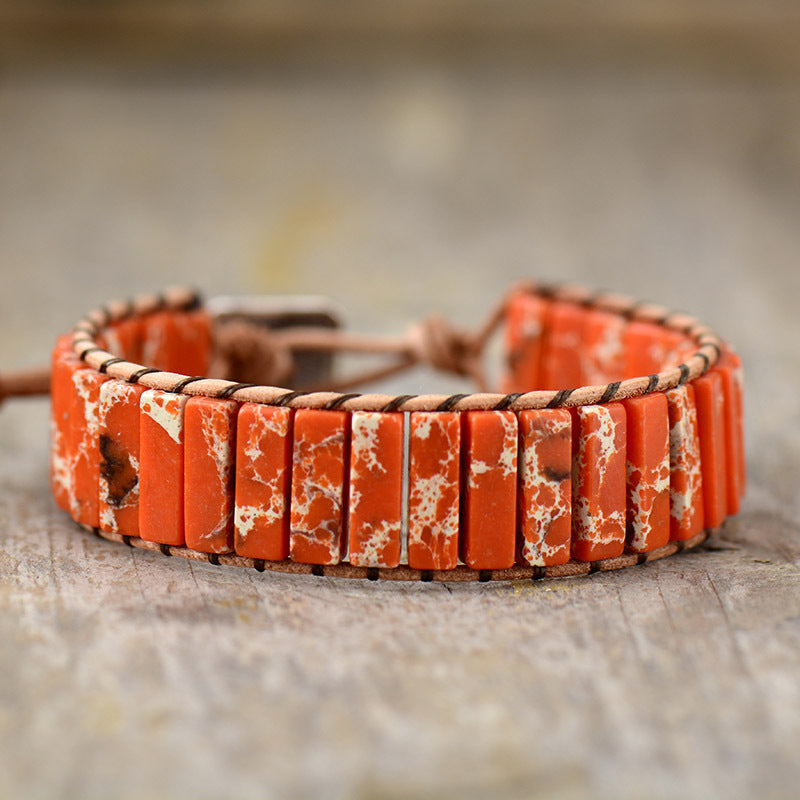 Orange Stone Bracelet - Bazaare Mart